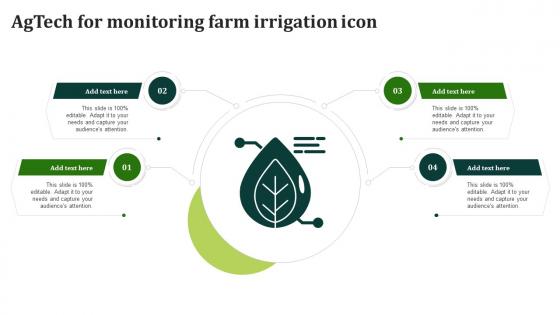 AgTech For Monitoring Farm Irrigation Icon