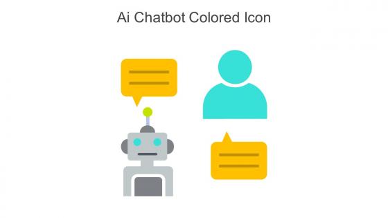 Ai Chatbot Colored Icon In Powerpoint Pptx Png And Editable Eps Format