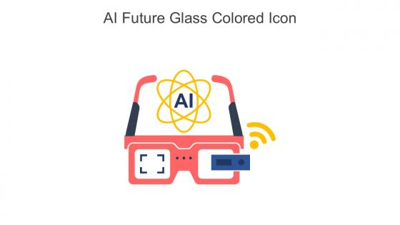 AI Future Glass Colored Icon In Powerpoint Pptx Png And Editable Eps Format