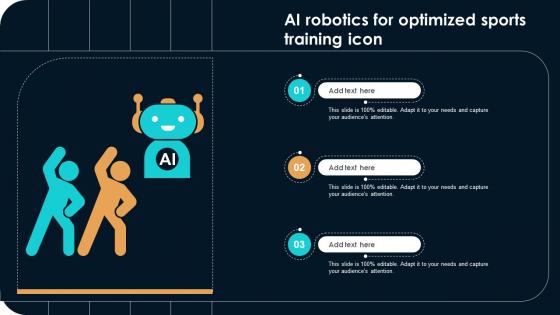 AI Robotics For Optimized Sports Training Icon