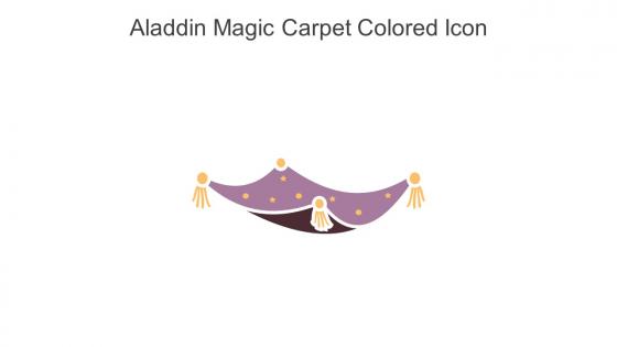 Aladdin Magic Carpet Colored Icon In Powerpoint Pptx Png And Editable Eps Format