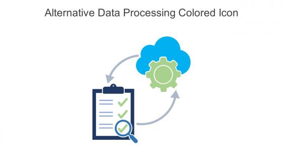 Alternative Data Processing Colored Icon In Powerpoint Pptx Png And Editable Eps Format