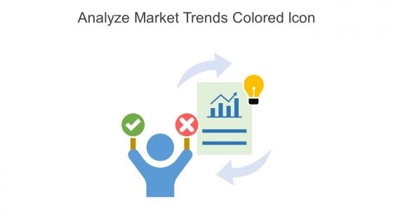 Analyze Market Trends Colored Icon In Powerpoint Pptx Png And Editable Eps Format