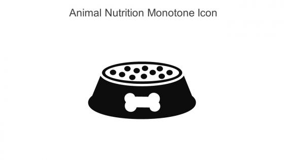 Animal Nutrition Monotone Icon In Powerpoint Pptx Png And Editable Eps Format