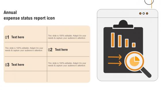 Annual Expense Status Report Icon