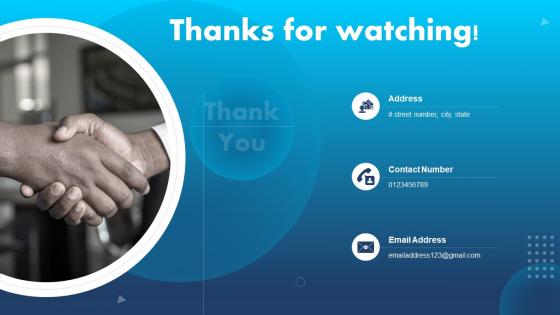 Apple Emotional Branding Thanks For Watching Ppt PowerPoint Presentation file icons