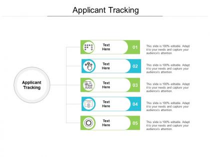 Applicant tracking ppt powerpoint presentation icon layout ideas cpb