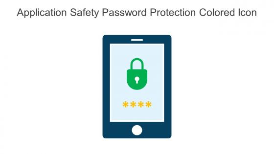 Application Safety Password Protection Colored Icon In Powerpoint Pptx Png And Editable Eps Format