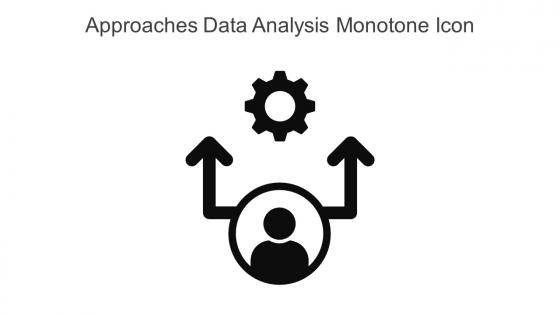 Approaches Data Analysis Monotone Icon In Powerpoint Pptx Png And Editable Eps Format