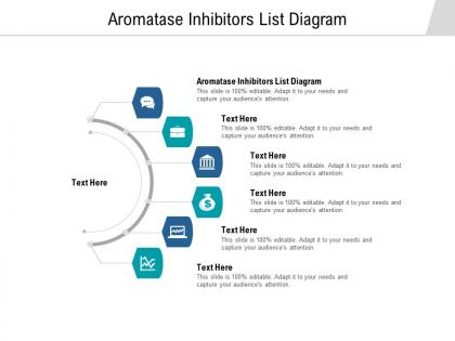 Aromatase inhibitors list diagram ppt powerpoint presentation icon samples cpb