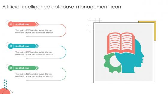 Artificial Intelligence Database Management Icon