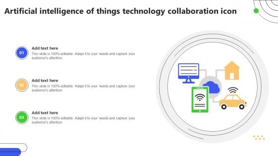 Artificial Intelligence Of Things Technology Collaboration Icon