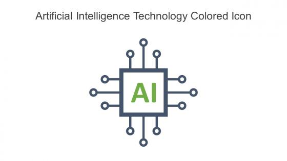 Artificial Intelligence Technology Colored Icon In Powerpoint Pptx Png And Editable Eps Format