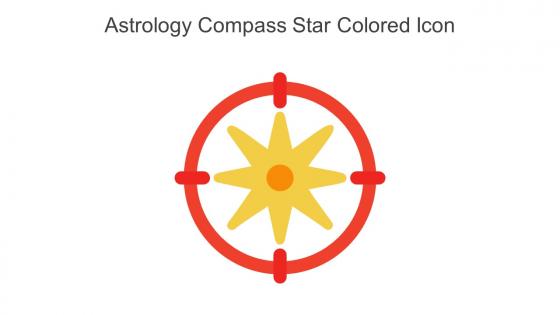 Astrology Compass Star Colored Icon In Powerpoint Pptx Png And Editable Eps Format