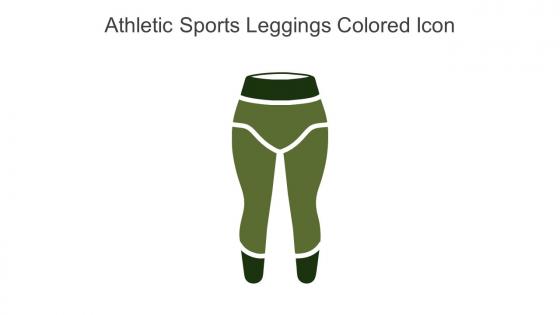 Athletic Sports Leggings Colored Icon In Powerpoint Pptx Png And Editable Eps Format
