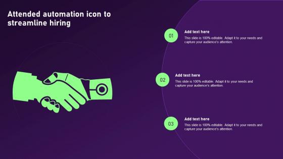 Attended Automation Icon To Streamline Hiring