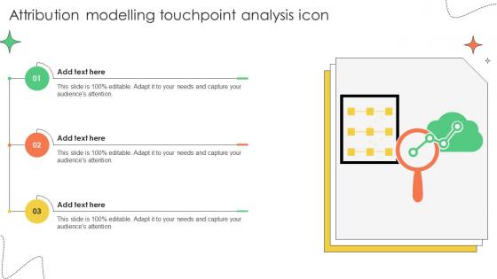 Attribution Modelling Touchpoint Analysis Icon