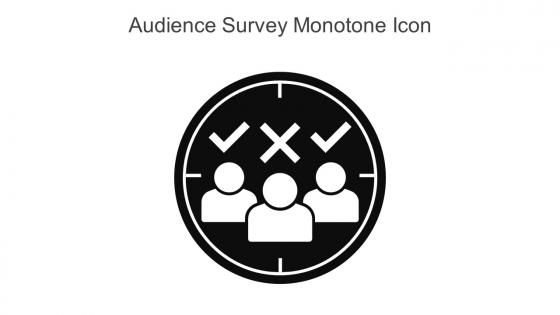 Audience Survey Monotone Icon In Powerpoint Pptx Png And Editable Eps Format