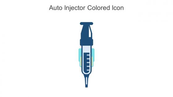 Auto Injector Colored Icon In Powerpoint Pptx Png And Editable Eps Format