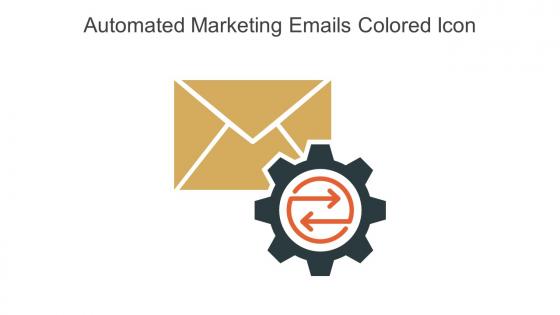 Automated Marketing Emails Colored Icon In Powerpoint Pptx Png And Editable Eps Format