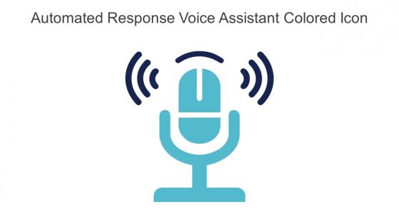 Automated Response Voice Assistant Colored Icon In Powerpoint Pptx Png And Editable Eps Format