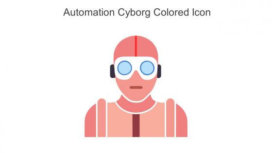 Automation Cyborg Colored Icon In Powerpoint Pptx Png And Editable Eps Format