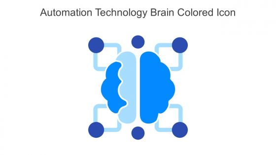 Automation Technology Brain Colored Icon In Powerpoint Pptx Png And Editable Eps Format