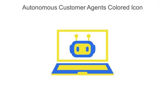 Autonomous Customer Agents Colored Icon In Powerpoint Pptx Png And Editable Eps Format