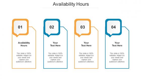Availability hours ppt powerpoint presentation icon summary cpb