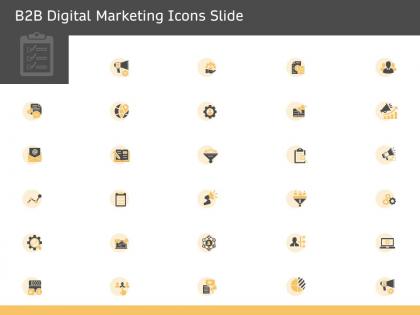 B2b digital marketing icons slide ppt powerpoint presentation model diagrams