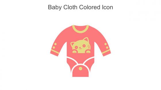 Baby Cloth Colored Icon In Powerpoint Pptx Png And Editable Eps Format
