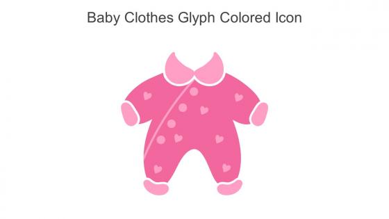 Baby Clothes Glyph Colored Icon In Powerpoint Pptx Png And Editable Eps Format