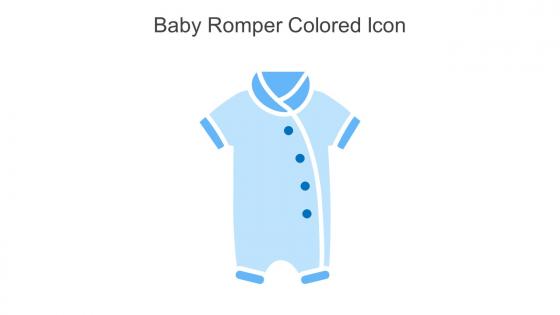 Baby Romper Colored Icon In Powerpoint Pptx Png And Editable Eps Format