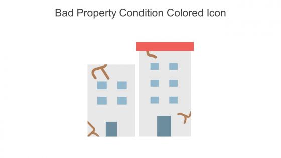 Bad Property Condition Colored Icon In Powerpoint Pptx Png And Editable Eps Format