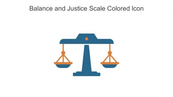 Balance And Justice Scale Colored Icon In Powerpoint Pptx Png And Editable Eps Format