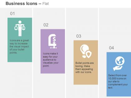Balance time money dollar safe idea global business deal ppt icons graphics