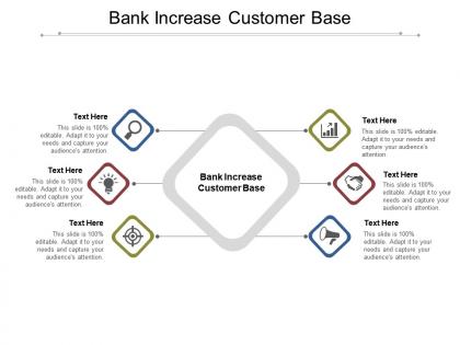 Bank increase customer base ppt powerpoint presentation icon elements cpb
