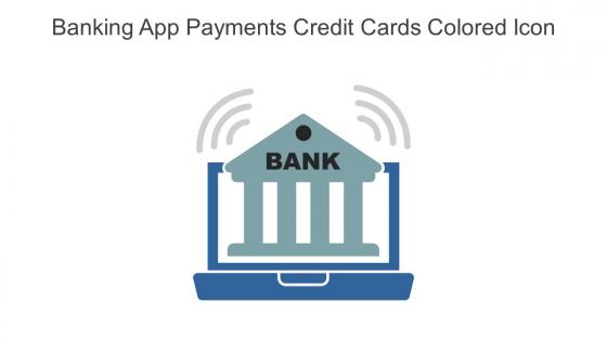 Banking App Payments Credit Cards Colored Icon In Powerpoint Pptx Png And Editable Eps Format