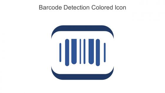 Barcode Detection Colored Icon In Powerpoint Pptx Png And Editable Eps Format