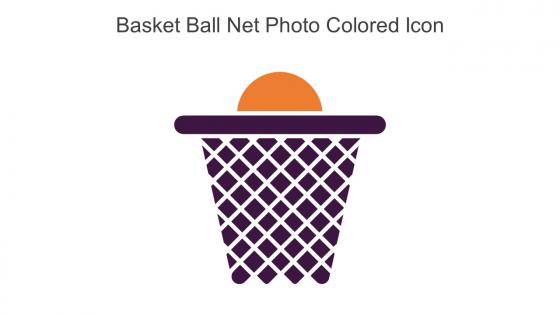 Basket Ball Net Photo Colored Icon In Powerpoint Pptx Png And Editable Eps Format