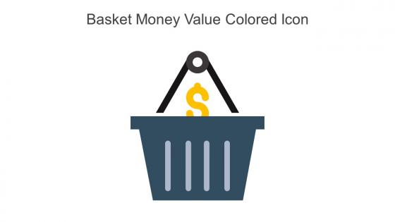 Basket Money Value Colored Icon In Powerpoint Pptx Png And Editable Eps Format