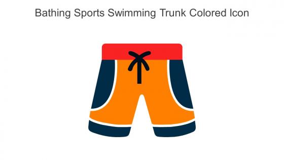 Bathing Sports Swimming Trunk Colored Icon In Powerpoint Pptx Png And Editable Eps Format