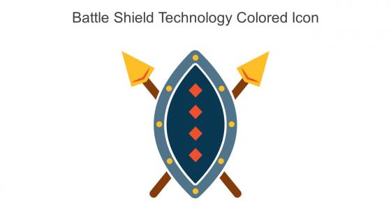 Battle Shield Technology Colored Icon In Powerpoint Pptx Png And Editable Eps Format
