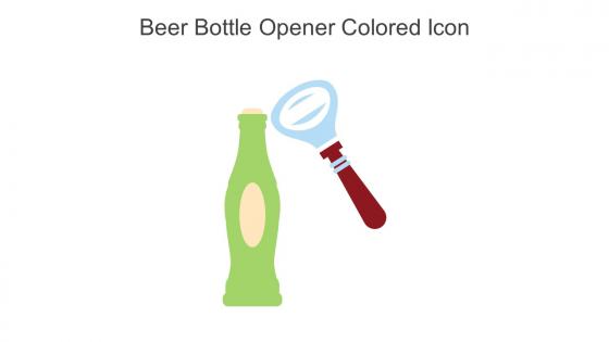 Beer Bottle Opener Colored Icon In Powerpoint Pptx Png And Editable Eps Format