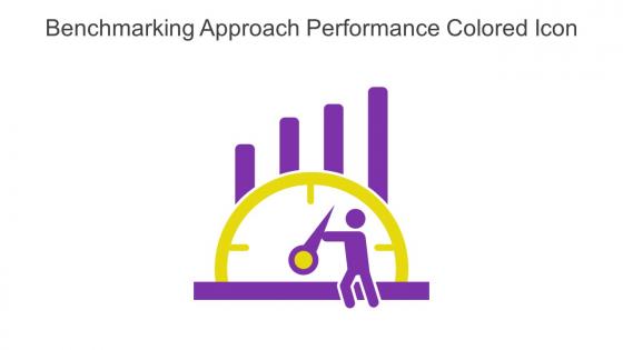 Benchmarking Approach Performance Colored Icon In Powerpoint Pptx Png And Editable Eps Format