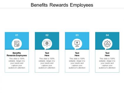 Benefits rewards employees ppt powerpoint presentation visual aids icon cpb