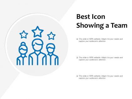 Best icon showing a team
