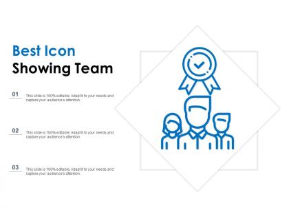 Best icon showing team