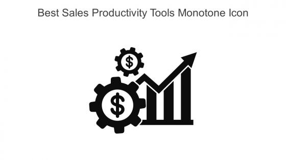 Best Sales Productivity Tools Monotone Icon In Powerpoint Pptx Png And Editable Eps Format