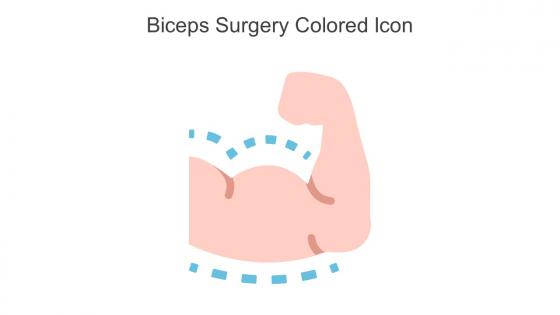 Biceps Surgery Colored Icon In Powerpoint Pptx Png And Editable Eps Format